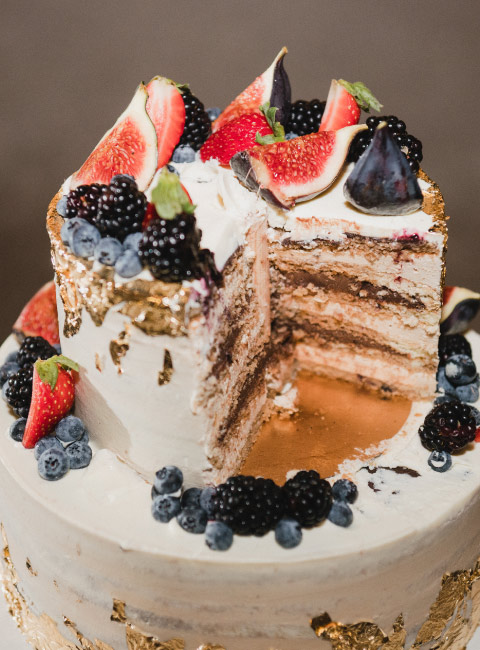 tara de bodas frutas salvajes